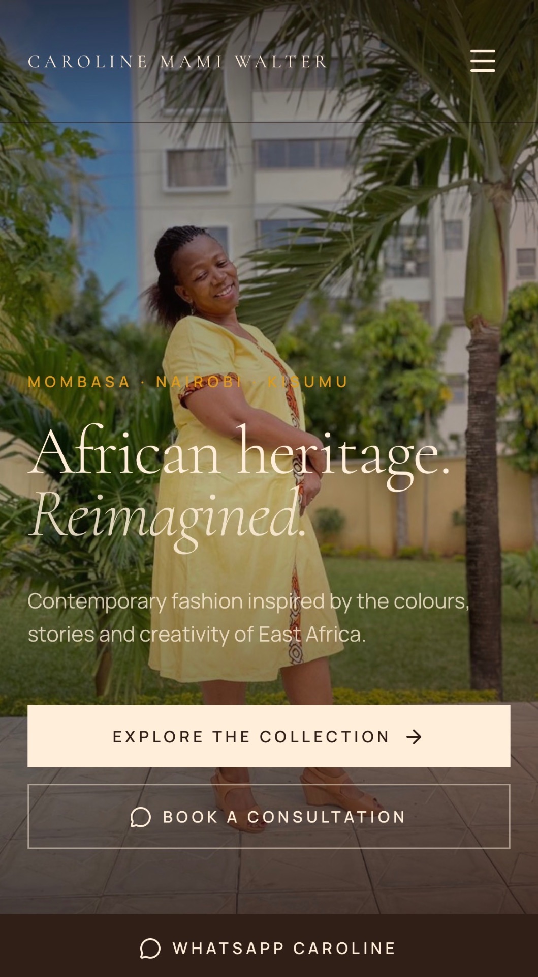 Caroline Mami Walter — designed by Nasiruwa Brand Management